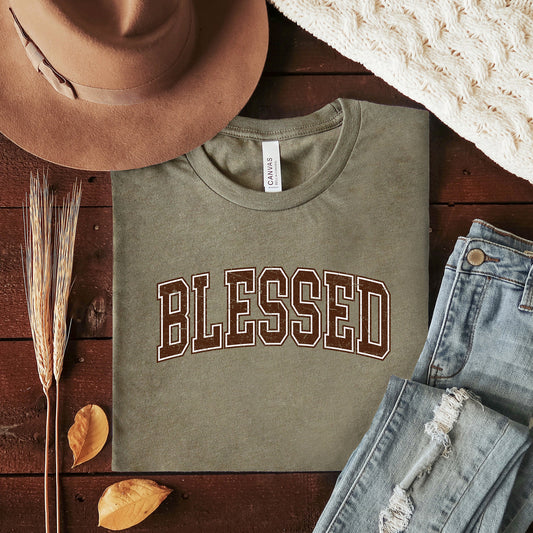 Blessed Grunge | Short Sleeve Crew Neck