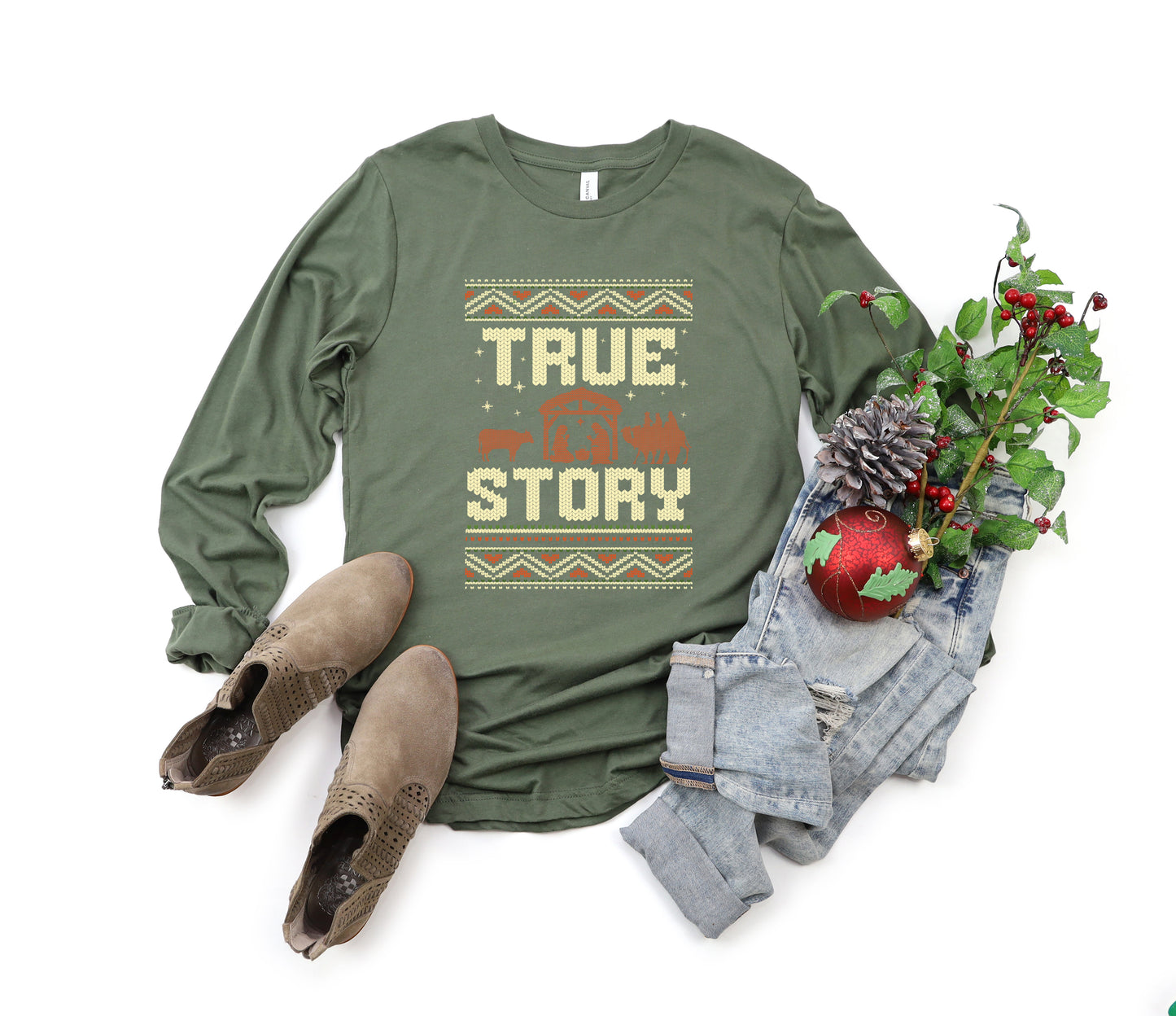 True Story Knit | Long Sleeve Crew Neck