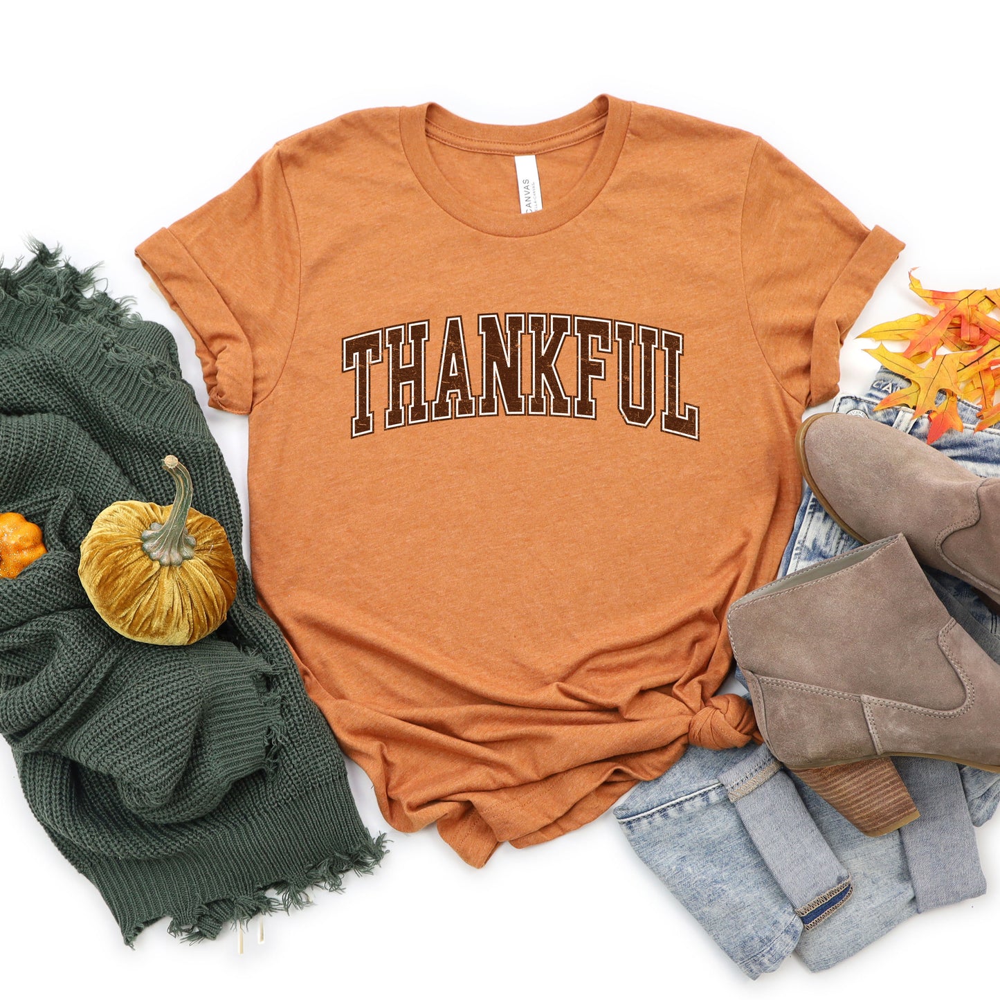 Thankful Grunge | Short Sleeve Crew Neck