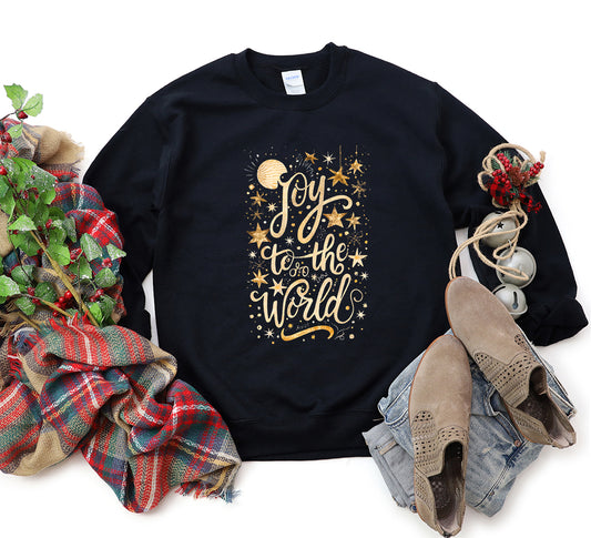 Joy To The World Stars | Graphic Sweatshirt