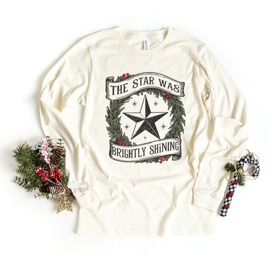 Star Brightly Shining | Long Sleeve Crew Neck