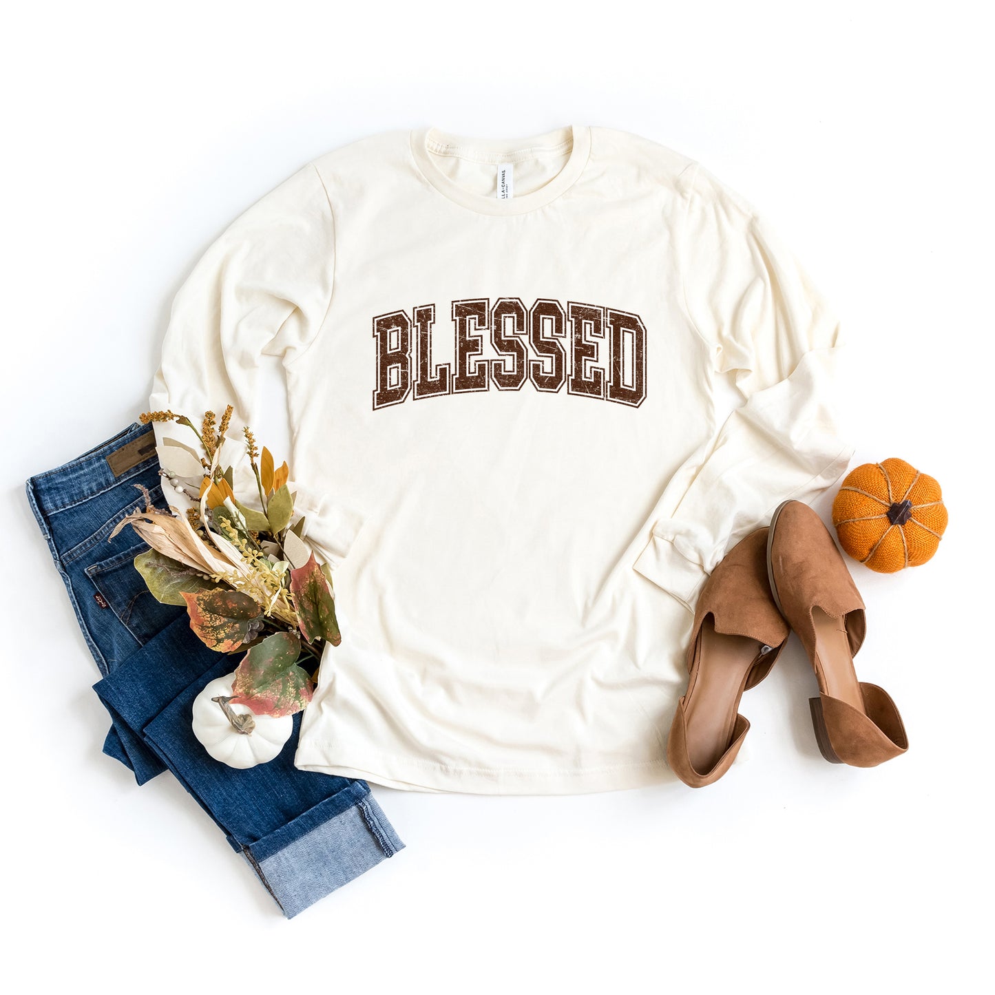 Blessed Grunge | Long Sleeve Crew Neck