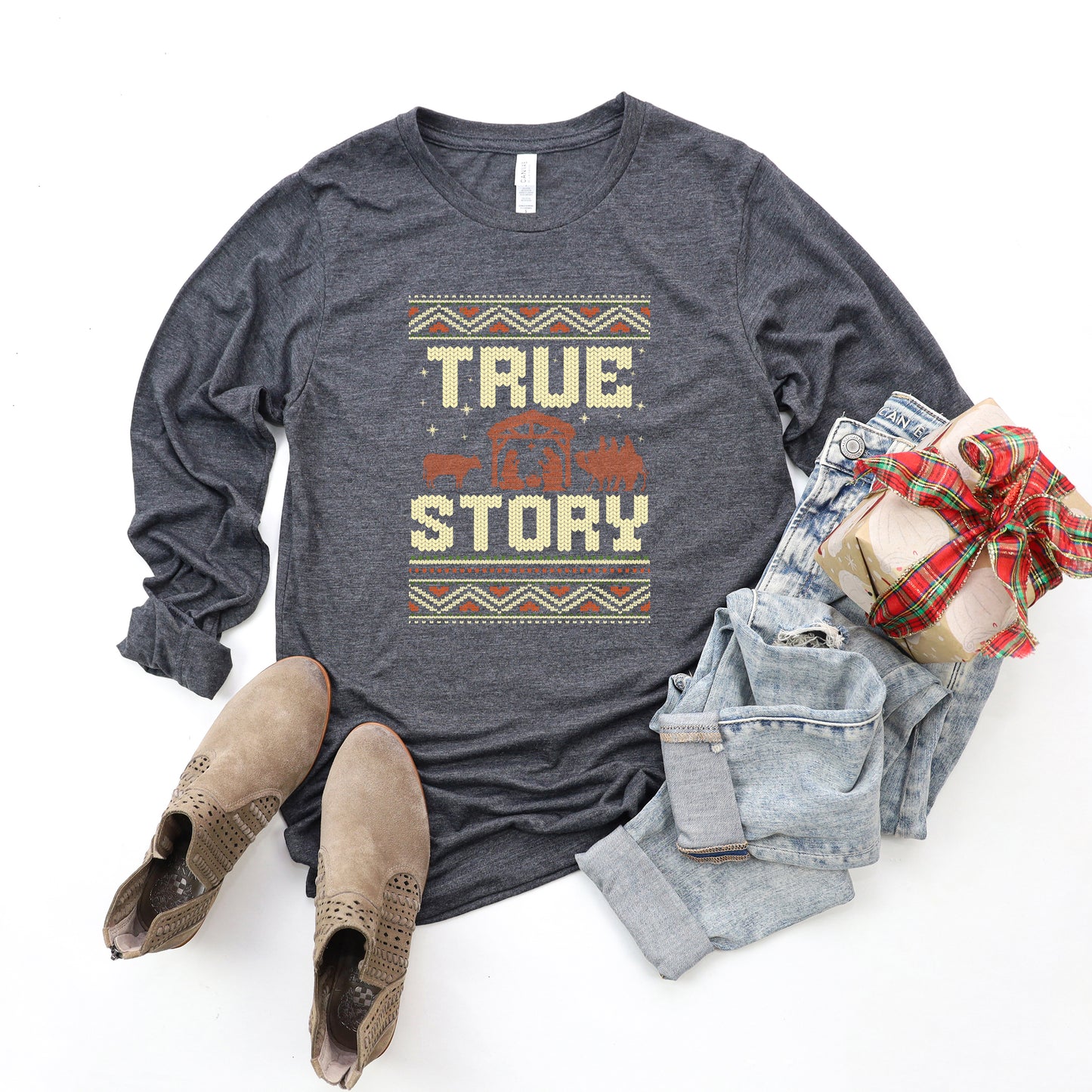 True Story Knit | Long Sleeve Crew Neck