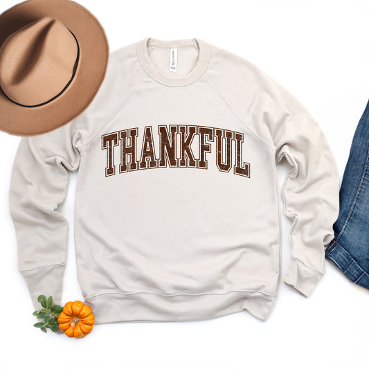 Thankful Grunge | Bella Canvas Premium Sweatshirt