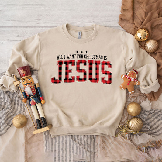 All I Want For Christmas Is Jesus | Graphic Sweatshirt