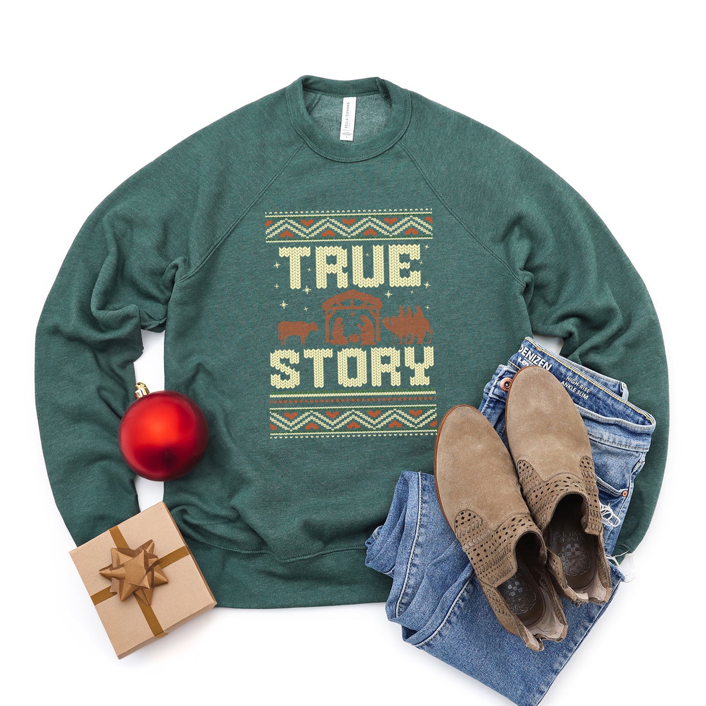 True Story Knit | Bella Canvas Sweatshirt