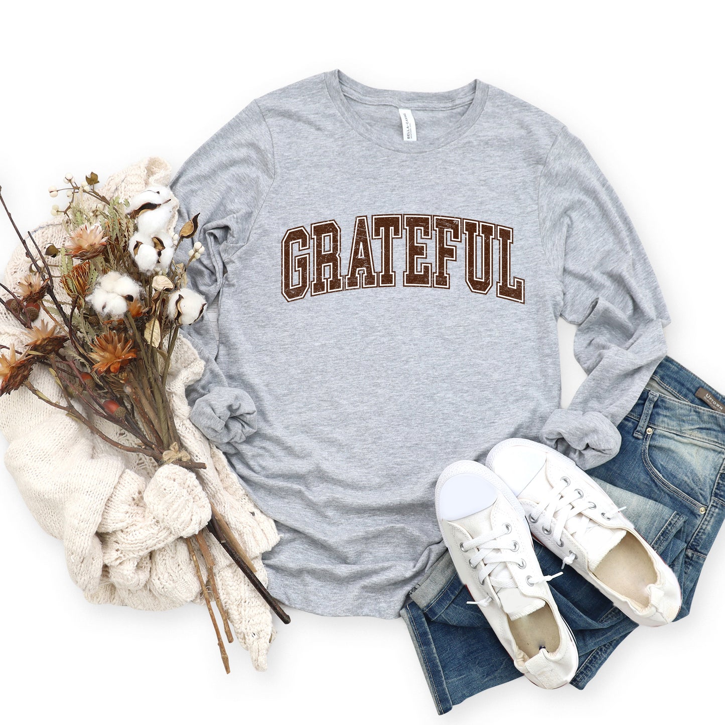 Grateful Grunge | Long Sleeve Crew Neck