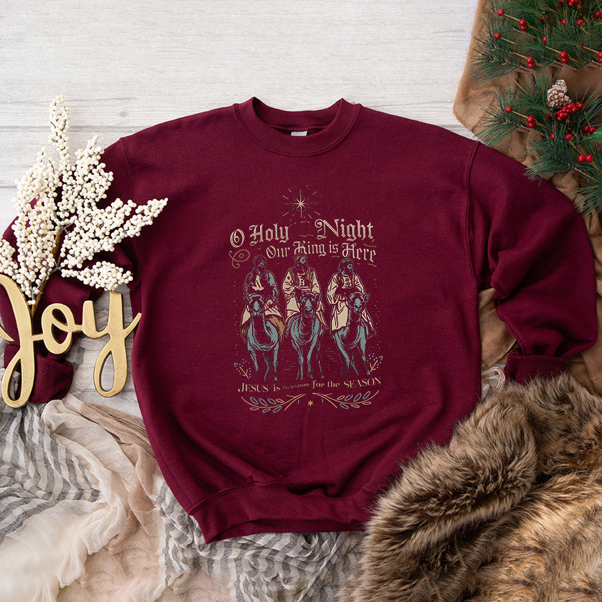 Holy Night Wisemen | Graphic Sweatshirt