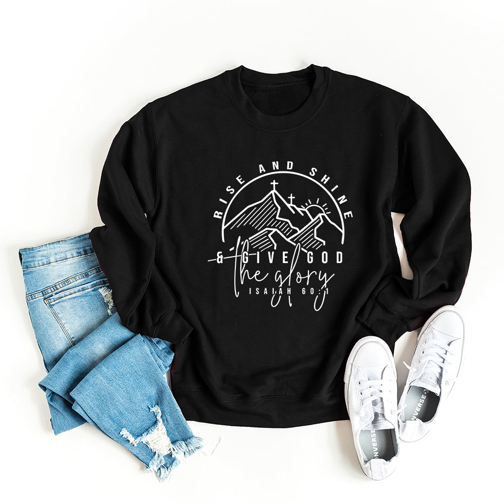 Give God The Glory | Graphic Sweatshirt