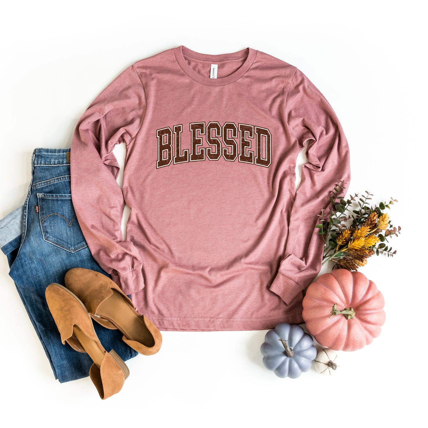 Blessed Grunge | Long Sleeve Crew Neck