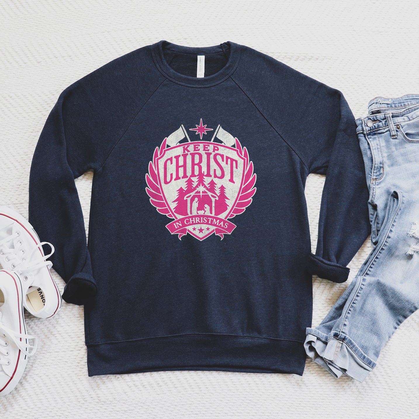 Keep Christ | Bella Canvas Sweatshirt