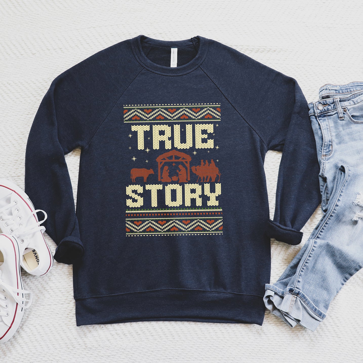 True Story Knit | Bella Canvas Sweatshirt