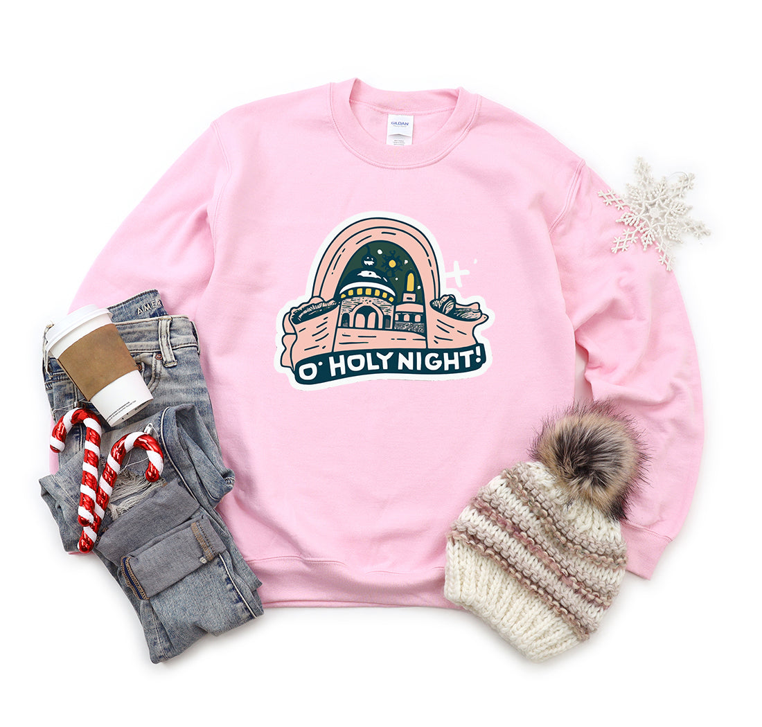 Pink Holy Night | Graphic Sweatshirt