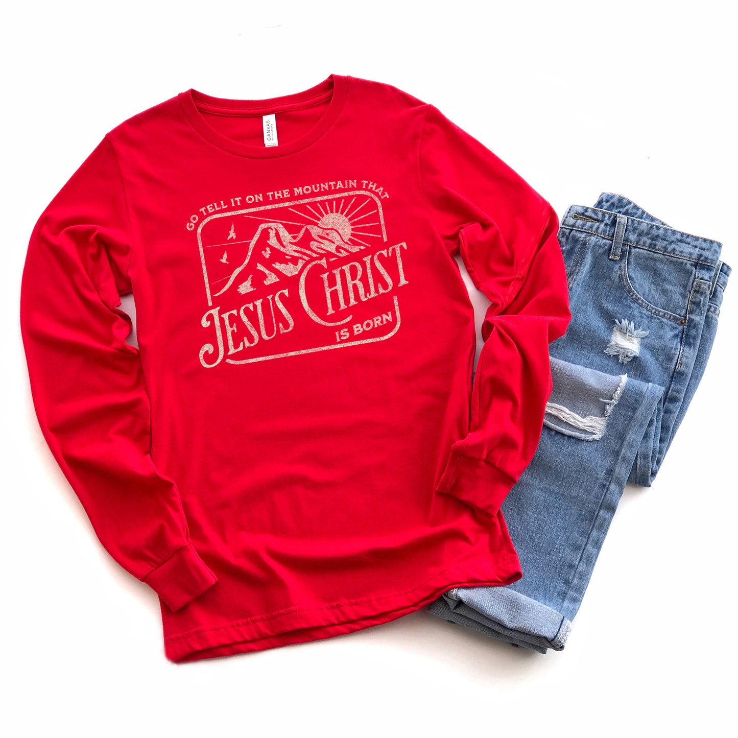 Go Tell It On The Mountain | Long Sleeve Crew Neck