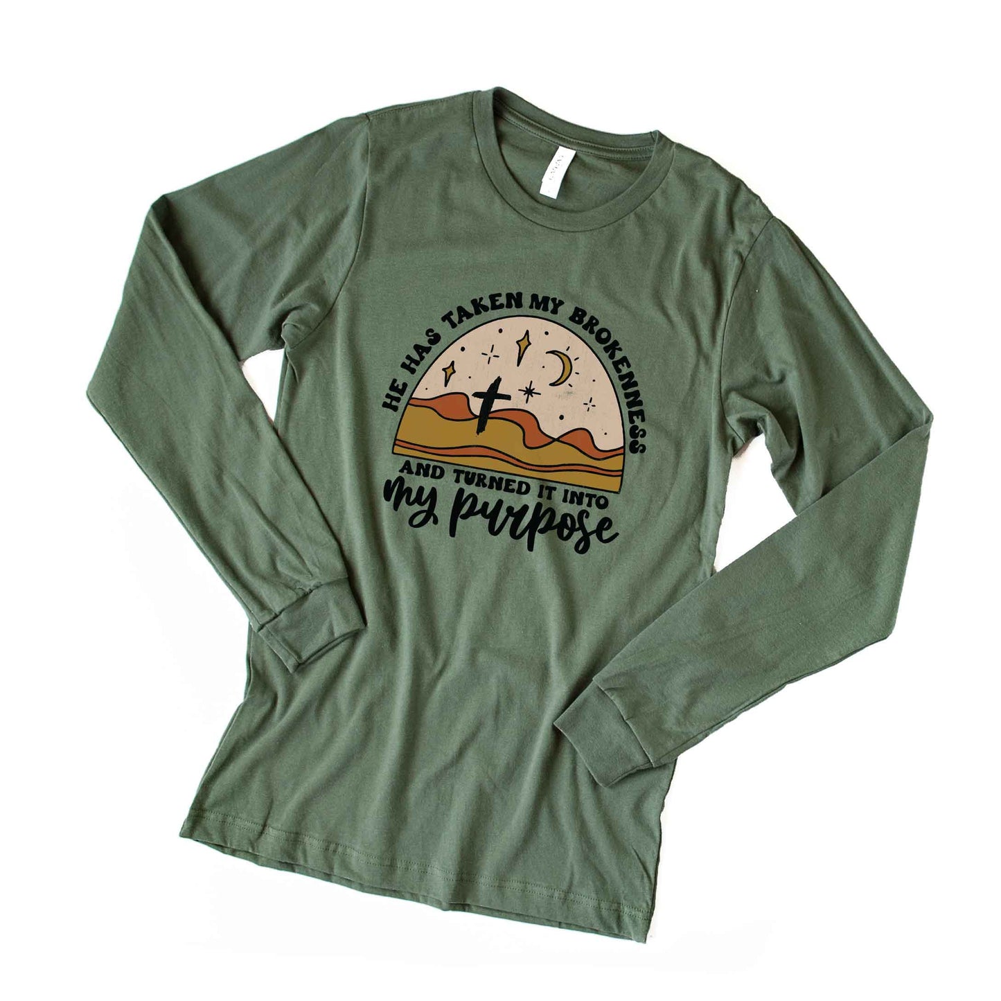 Brokenness To Purpose Desert | Long Sleeve Crew Neck