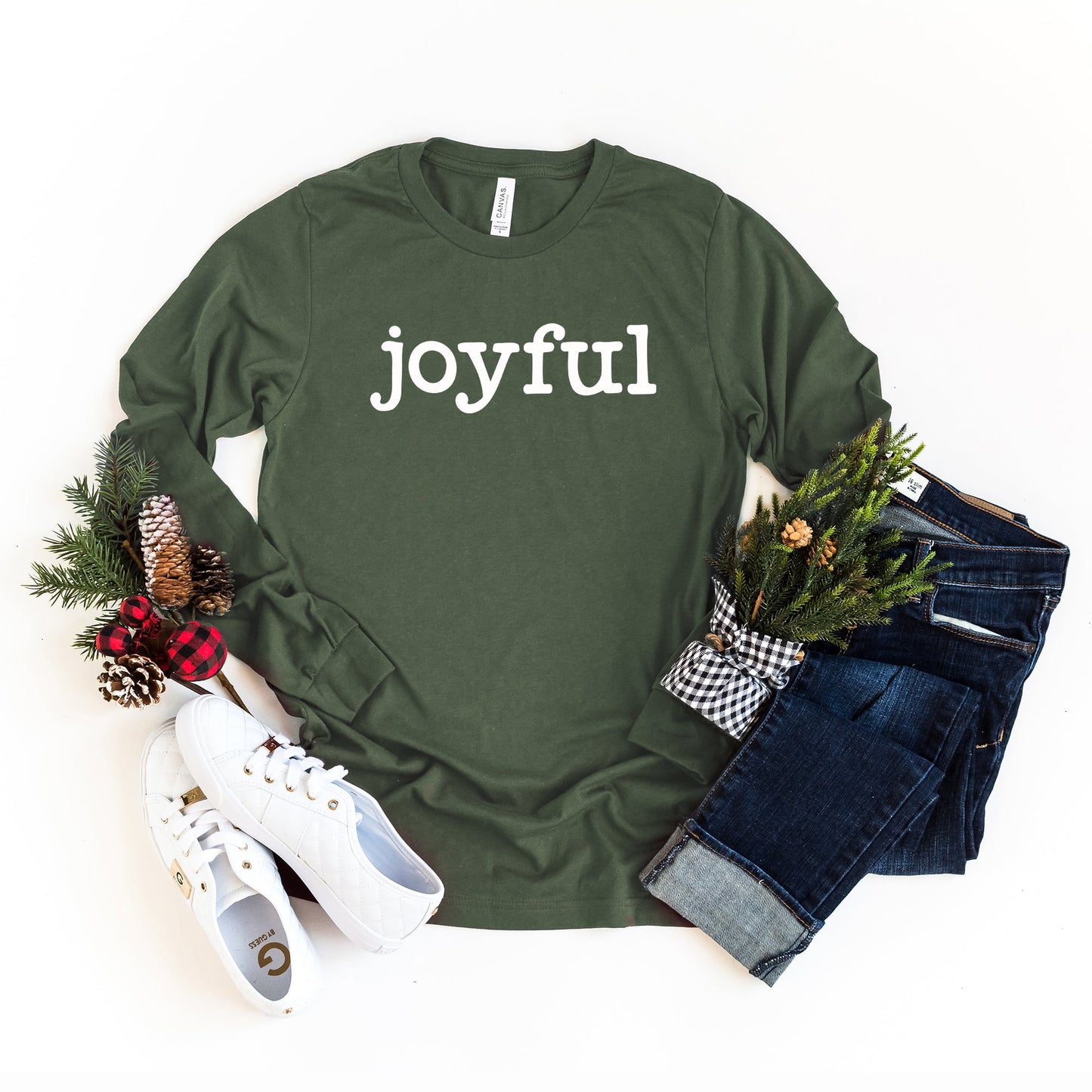 Joyful Bold | Long Sleeve Crew Neck