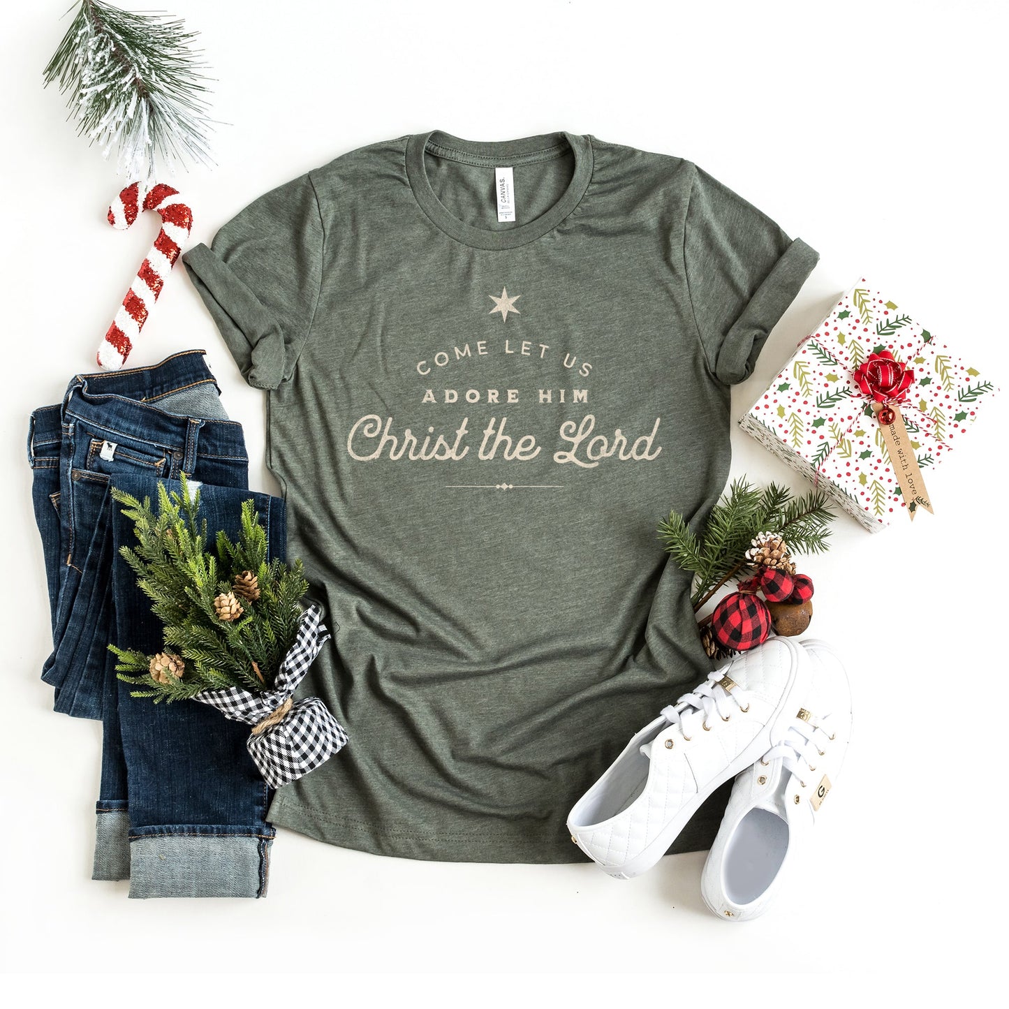 Let Us Adore Him |  Short Sleeve Crew Neck