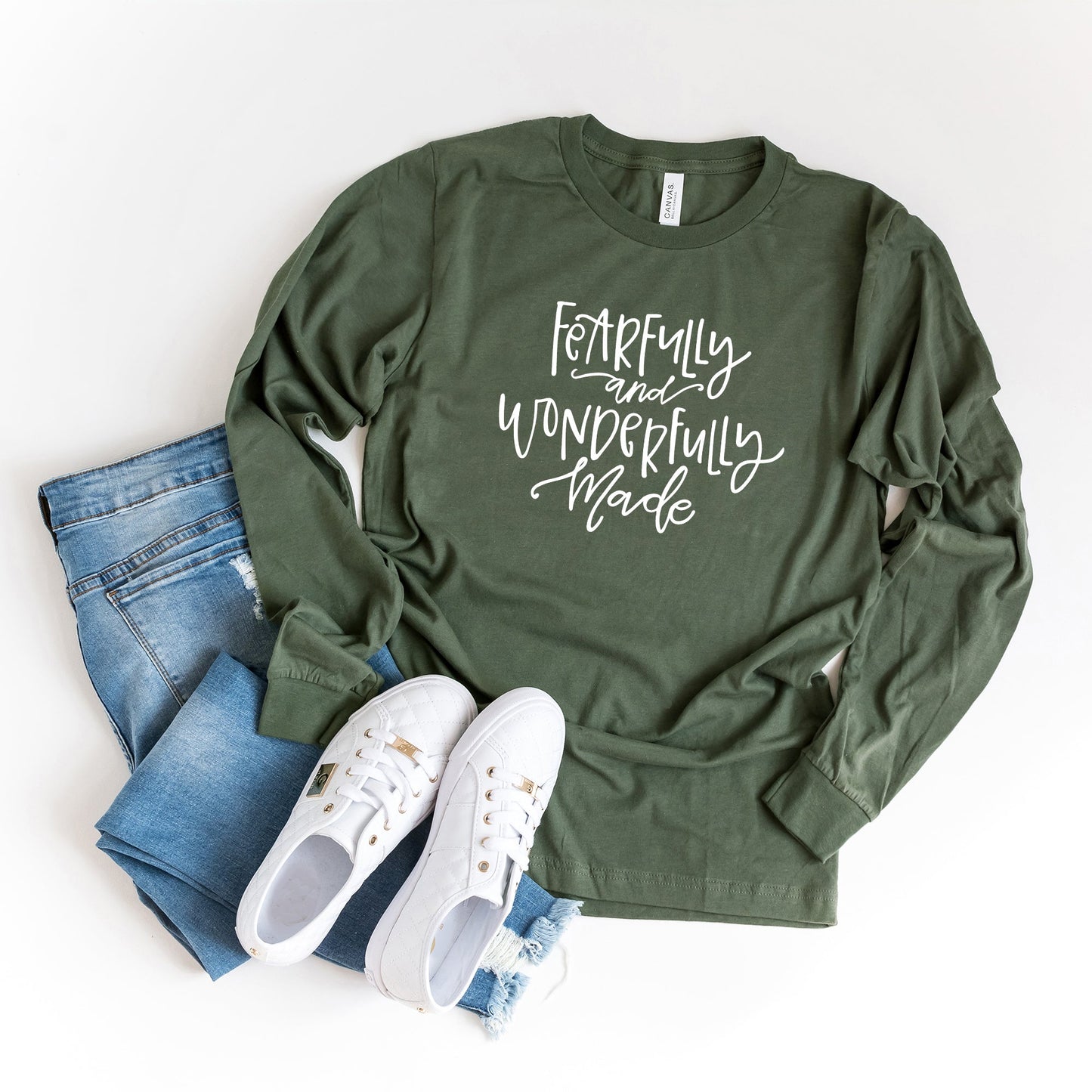 Fearfully And Wonderfully Made | Long Sleeve Crew Neck