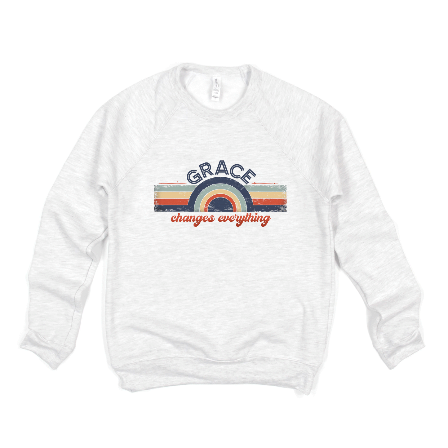 Grace Changes Everything Colorful | Bella Canvas Premium Sweatshirt