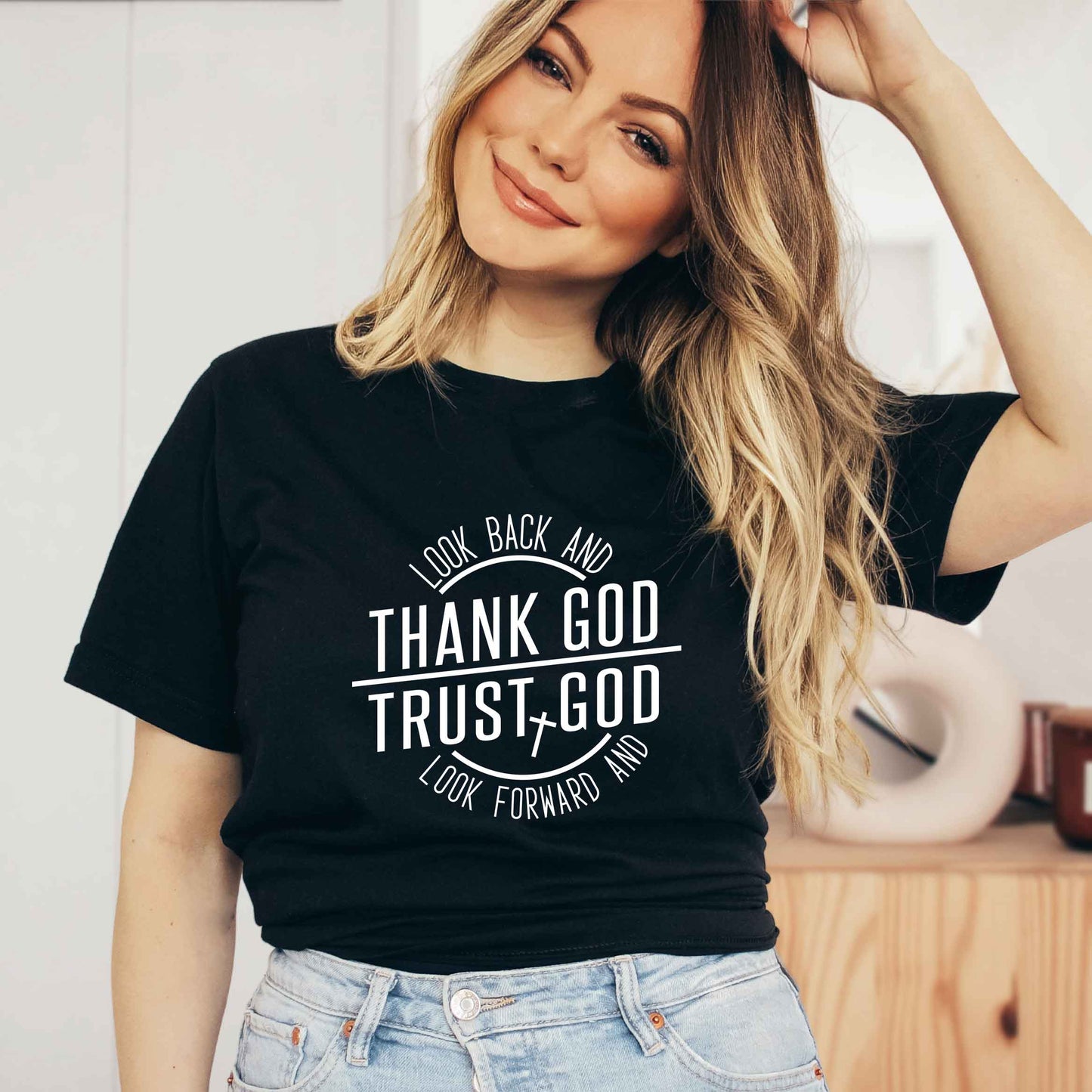 Thank And Trust God | Short Sleeve Crew Neck