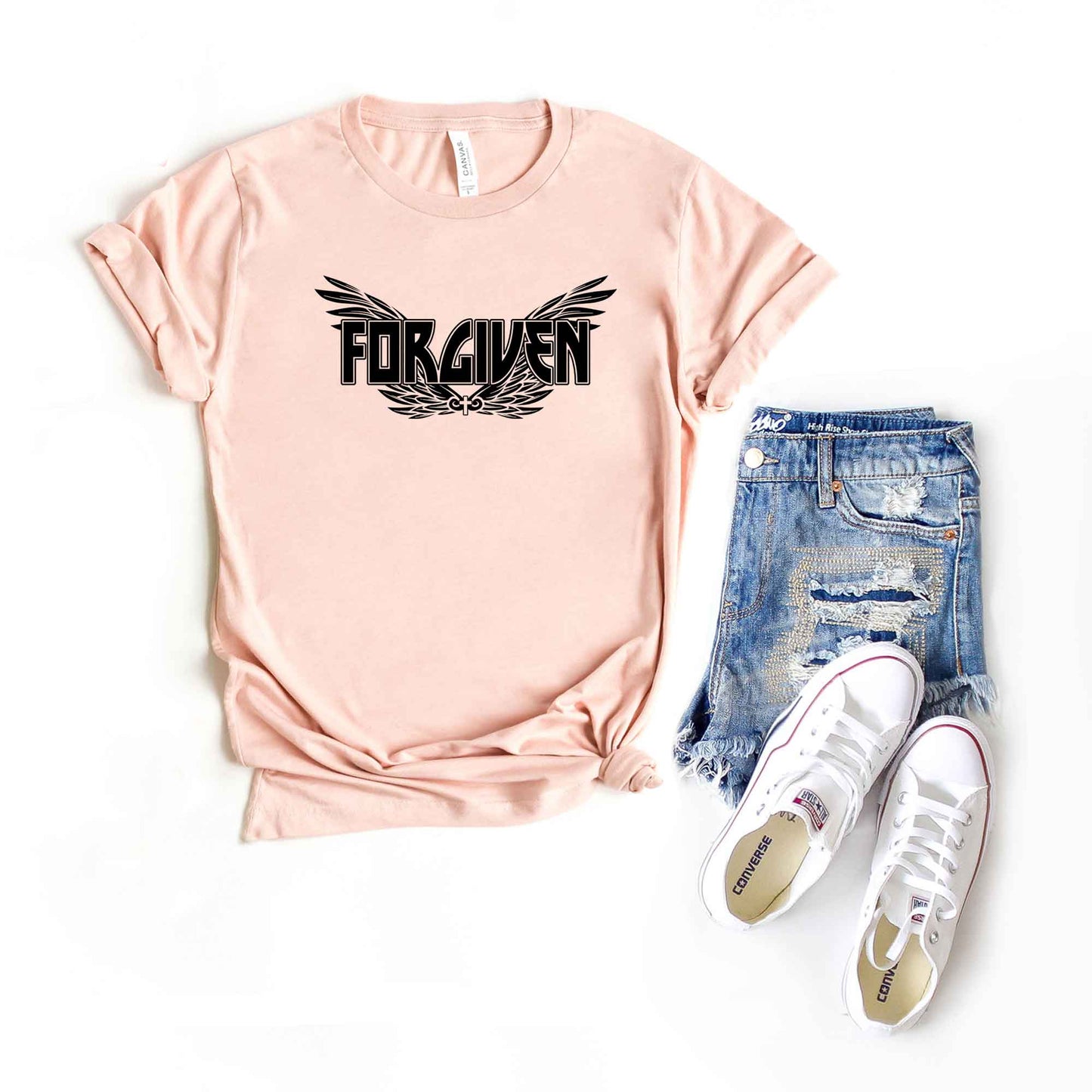 Forgiven Wings | Short Sleeve Crew Neck