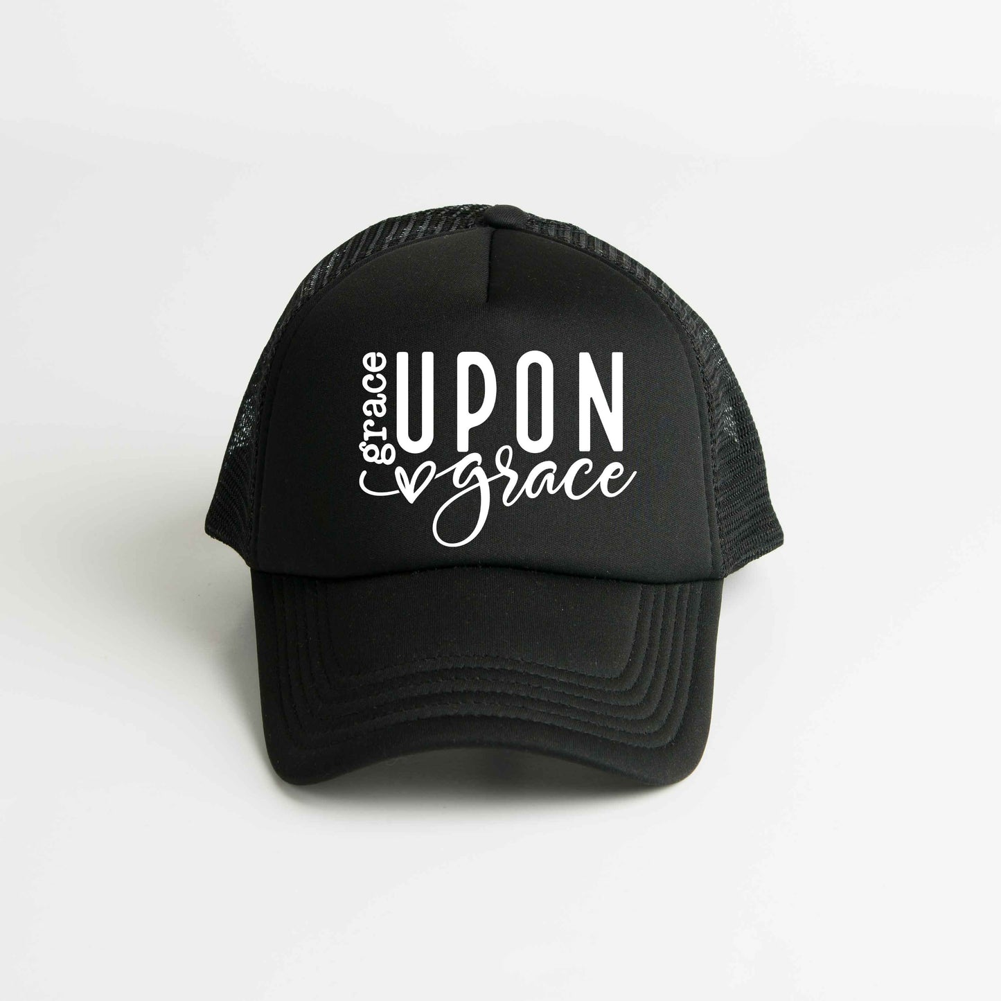 Grace Upon Grace Heart | Foam Trucker Hat