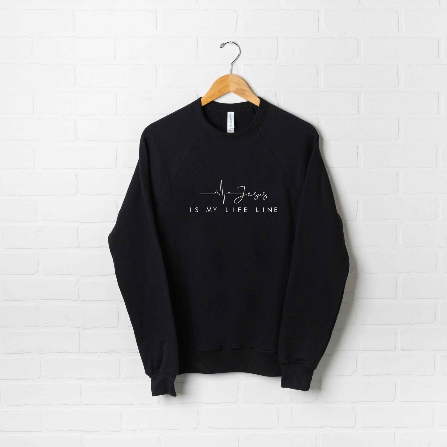 Jesus Is My Life Line | Bella Canvas Premium Sweatshirt