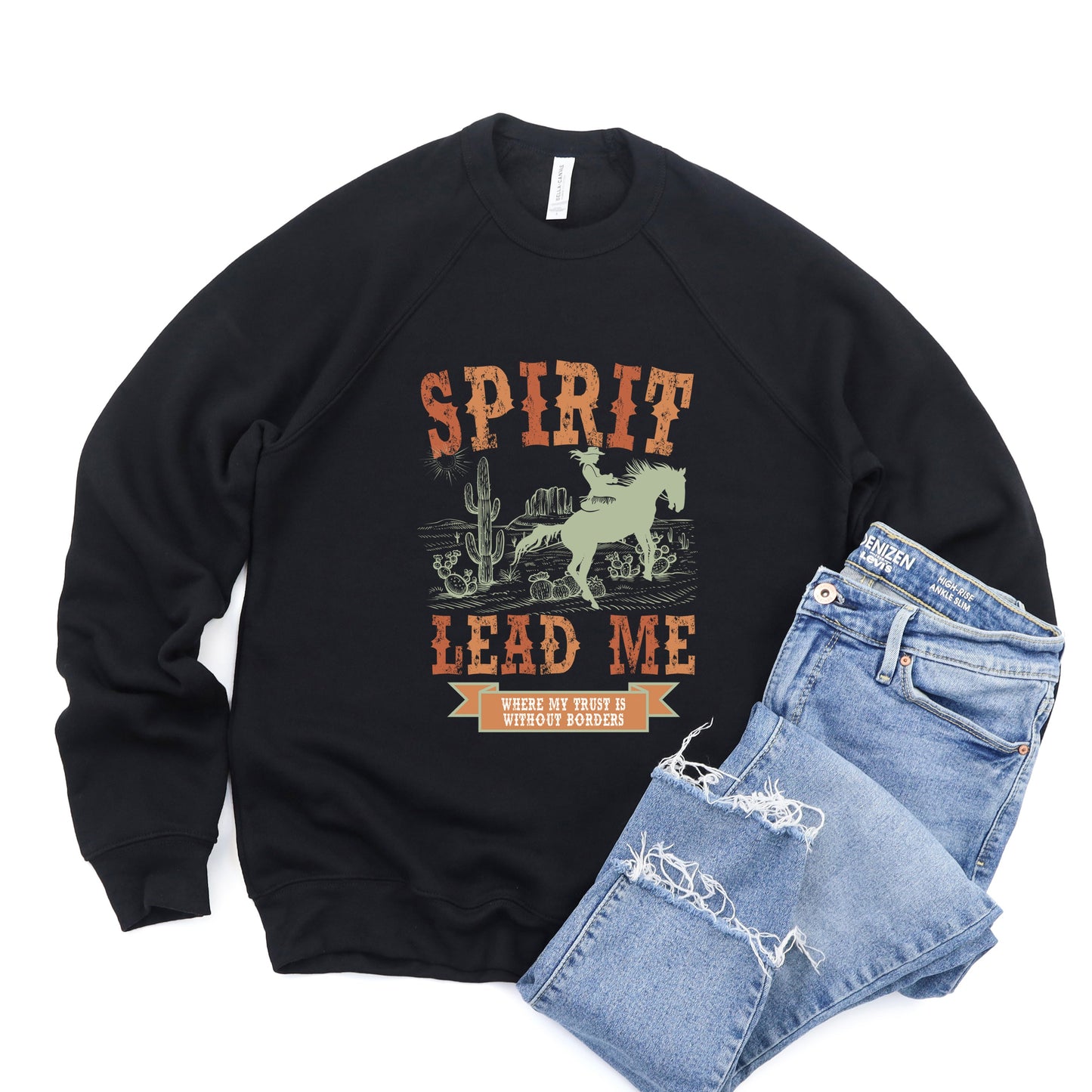 Spirit Lead Me Western | Bella Canvas Sweatshirt