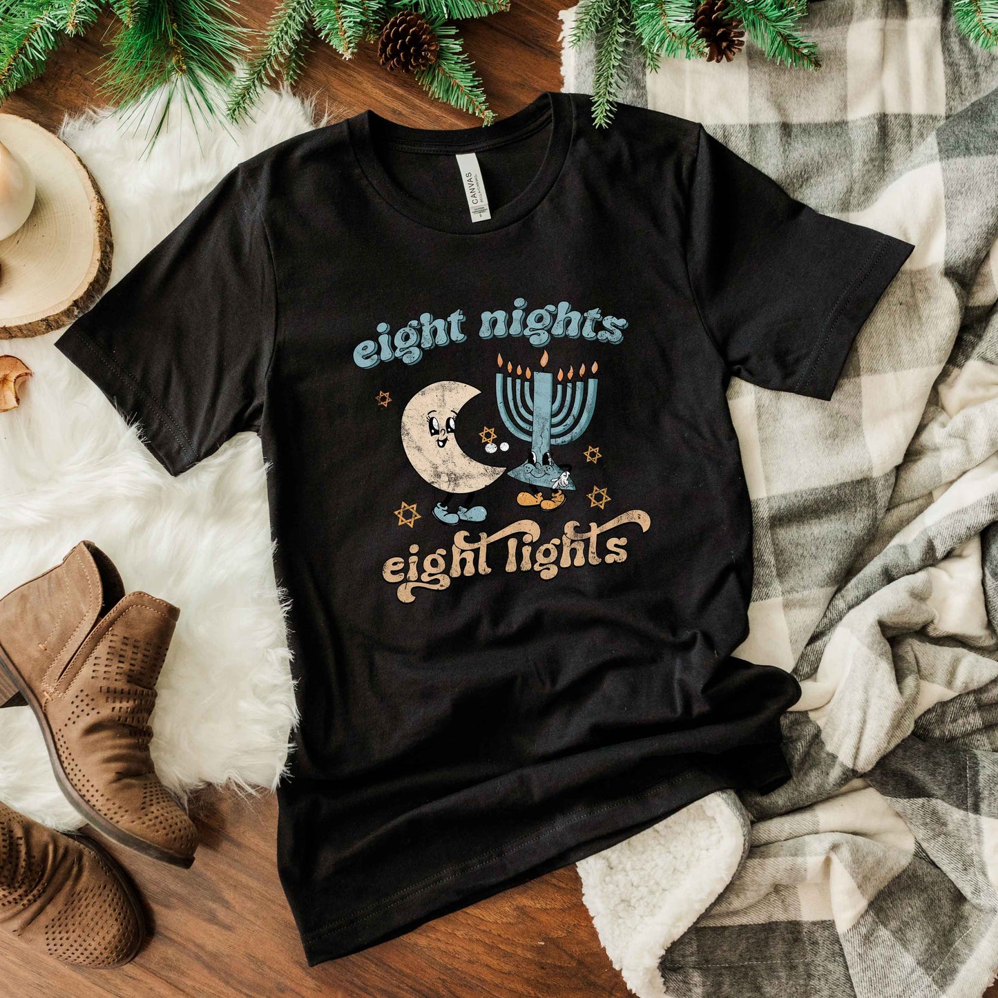 Eight Nights | Short Sleeve Crew Neck