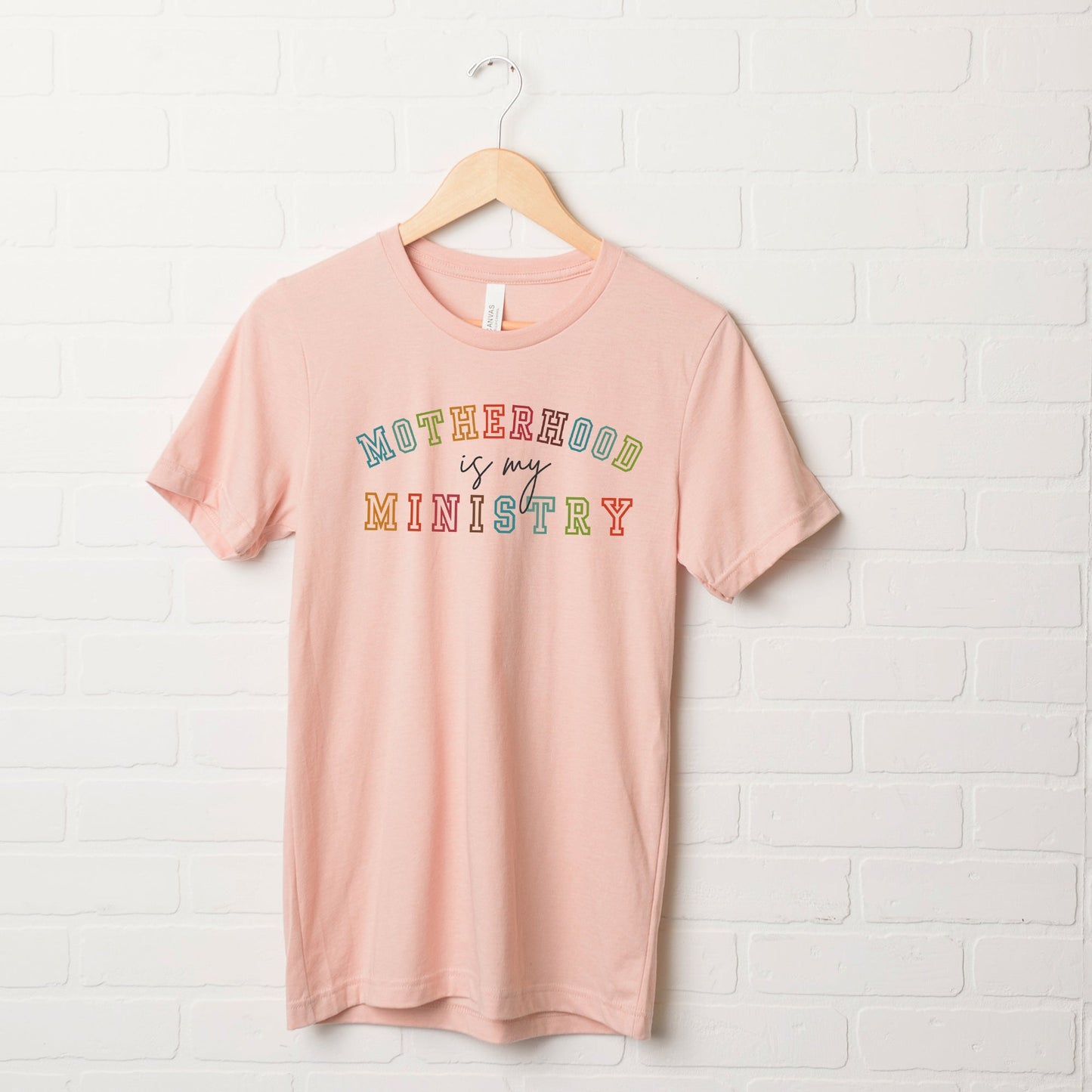 Motherhood Is My Ministry | Short Sleeve Crew Neck