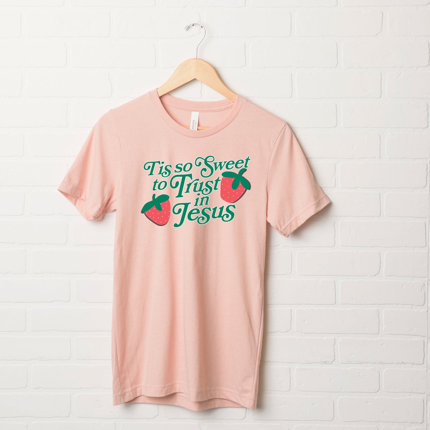 Tis So Sweet To Trust In Jesus | Short Sleeve Crew Neck