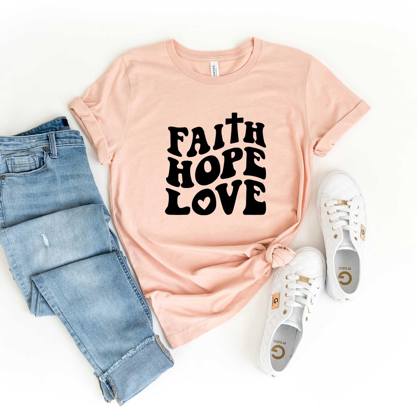 Faith Hope Love | Short Sleeve Crew Neck