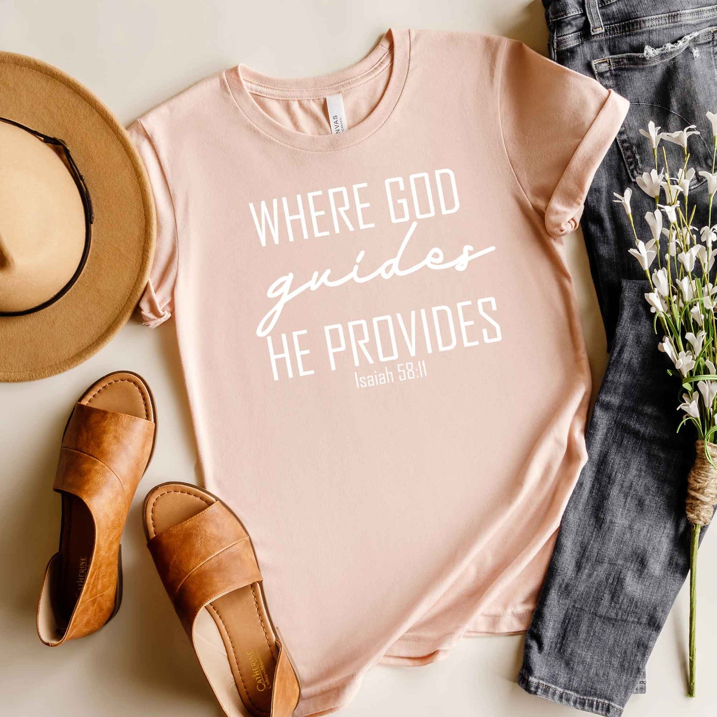 God Provides | Short Sleeve Crew Neck