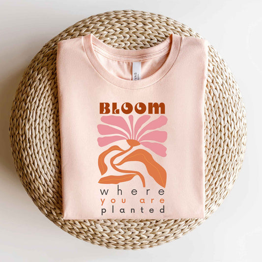 Bloom Boho | Short Sleeve Crew Neck