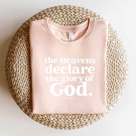 The Glory Of God Scripture | Short Sleeve Crew Neck