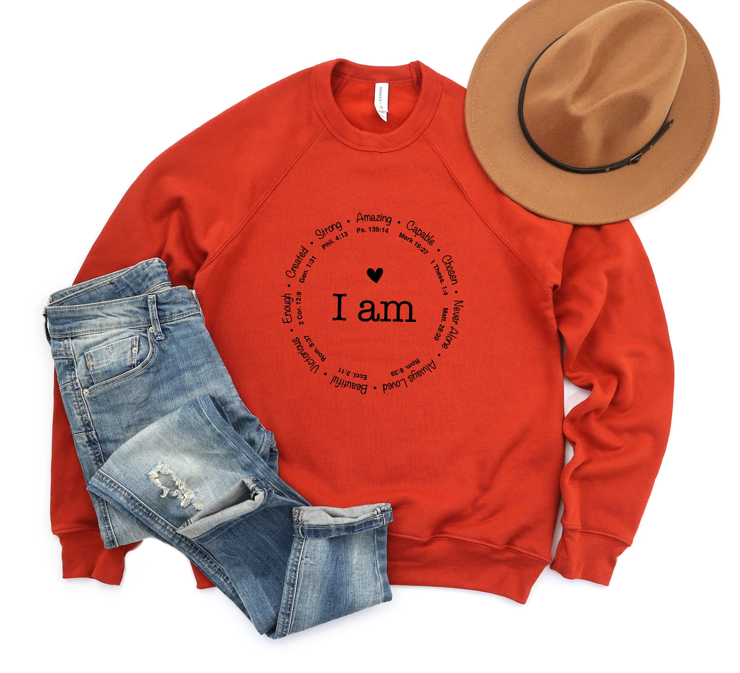 I Am Circle | Bella Canvas Premium Sweatshirt