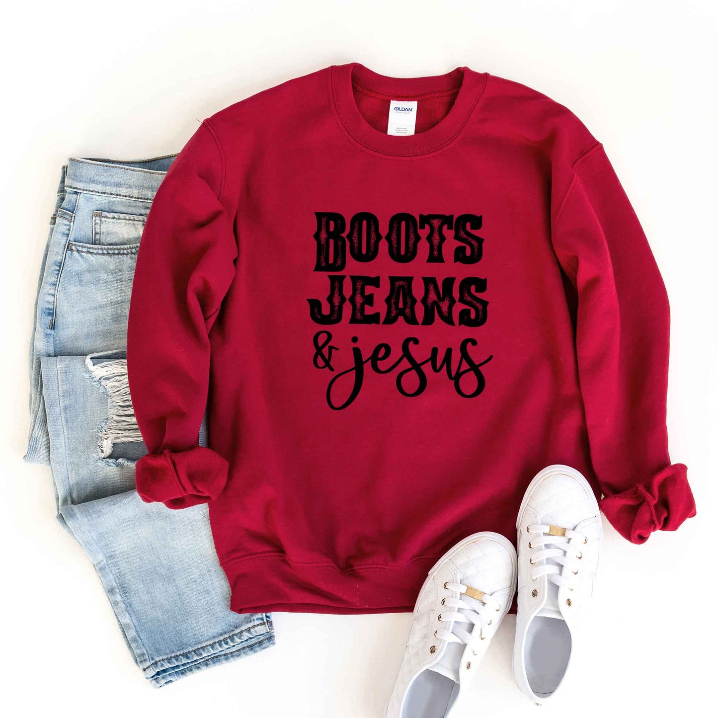 Boots Jeans and Jesus | Sweatshirt