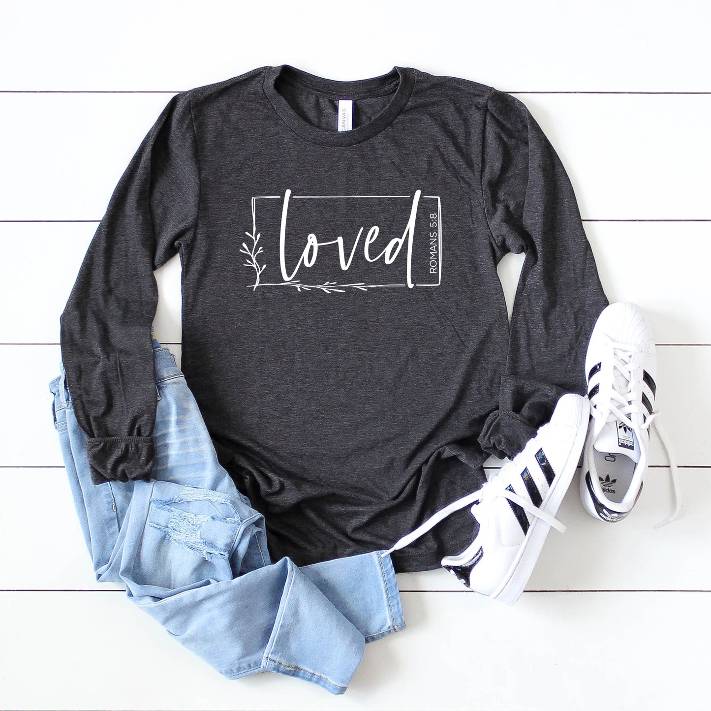 Loved Scripture | Long Sleeve Crew Neck