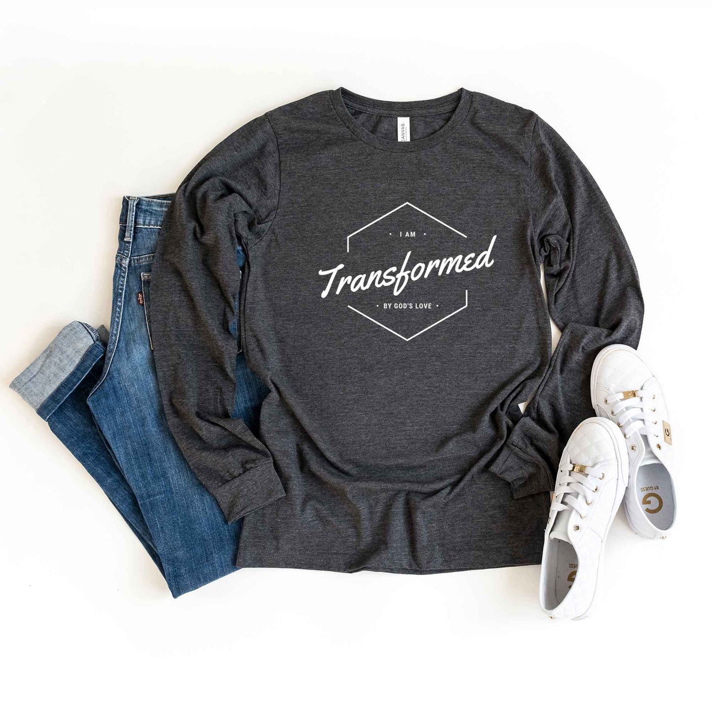 I Am Transformed By God's Love | Long Sleeve Crew Neck