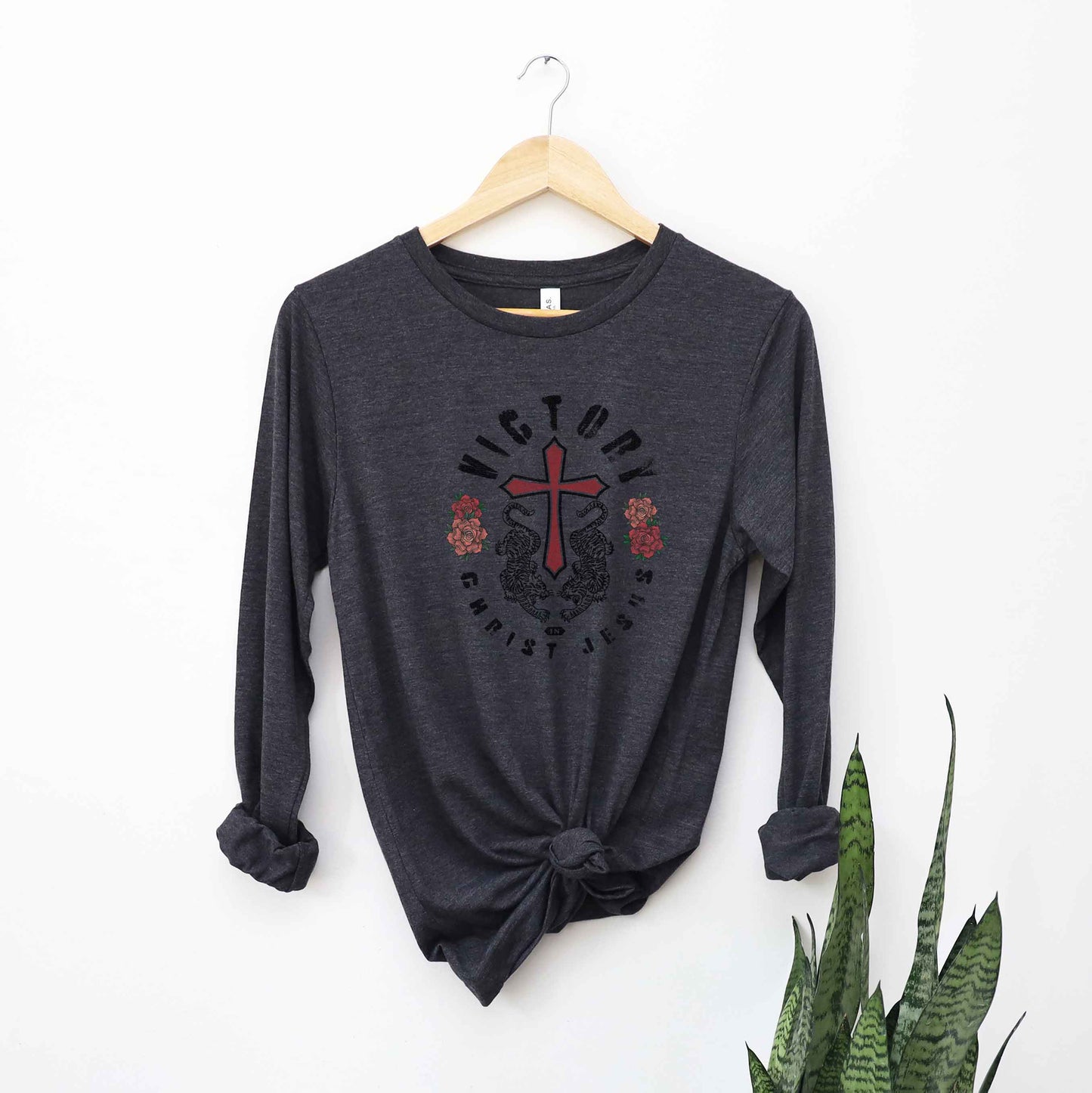 Victory Cross | Long Sleeve Crew Neck