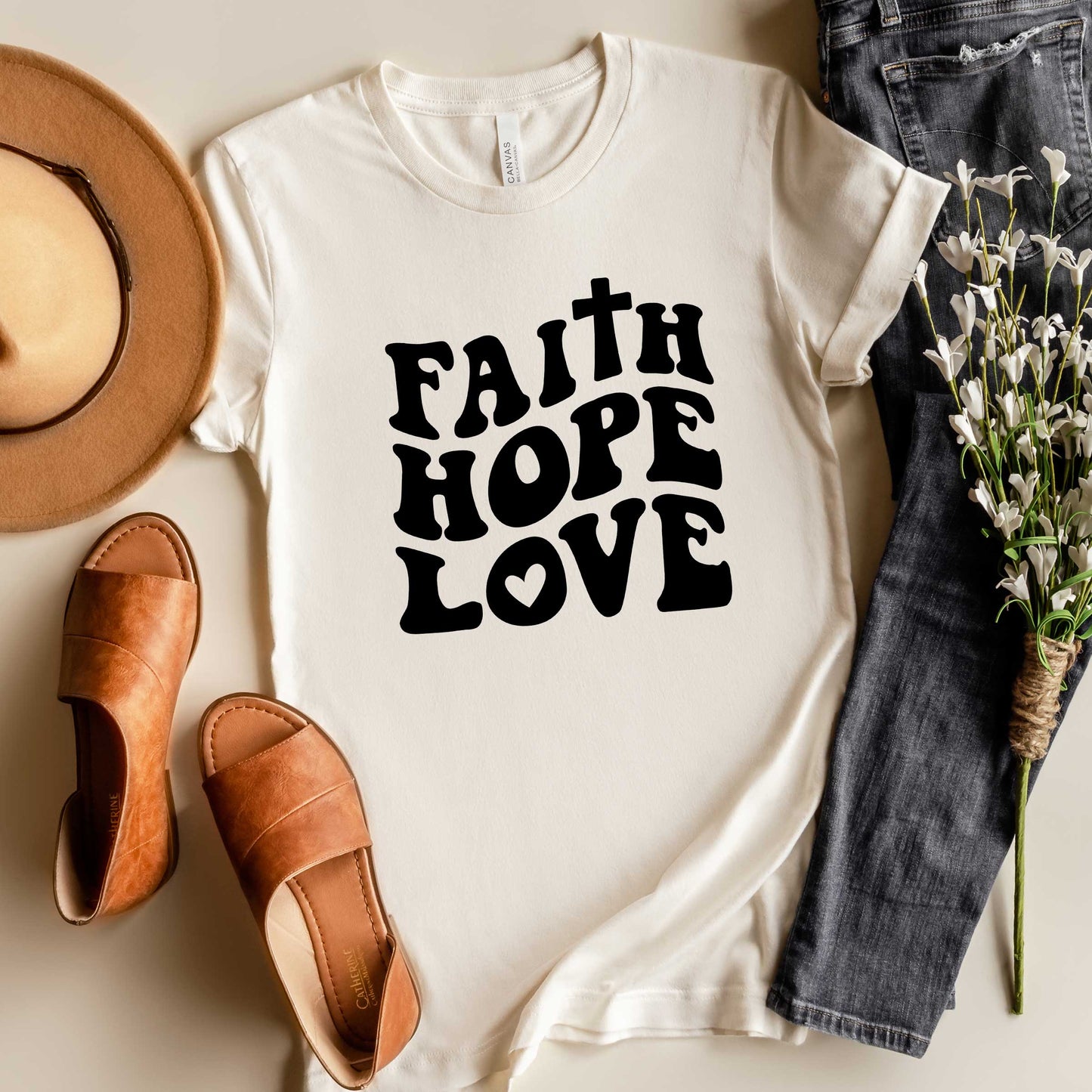 Faith Hope Love | Short Sleeve Crew Neck