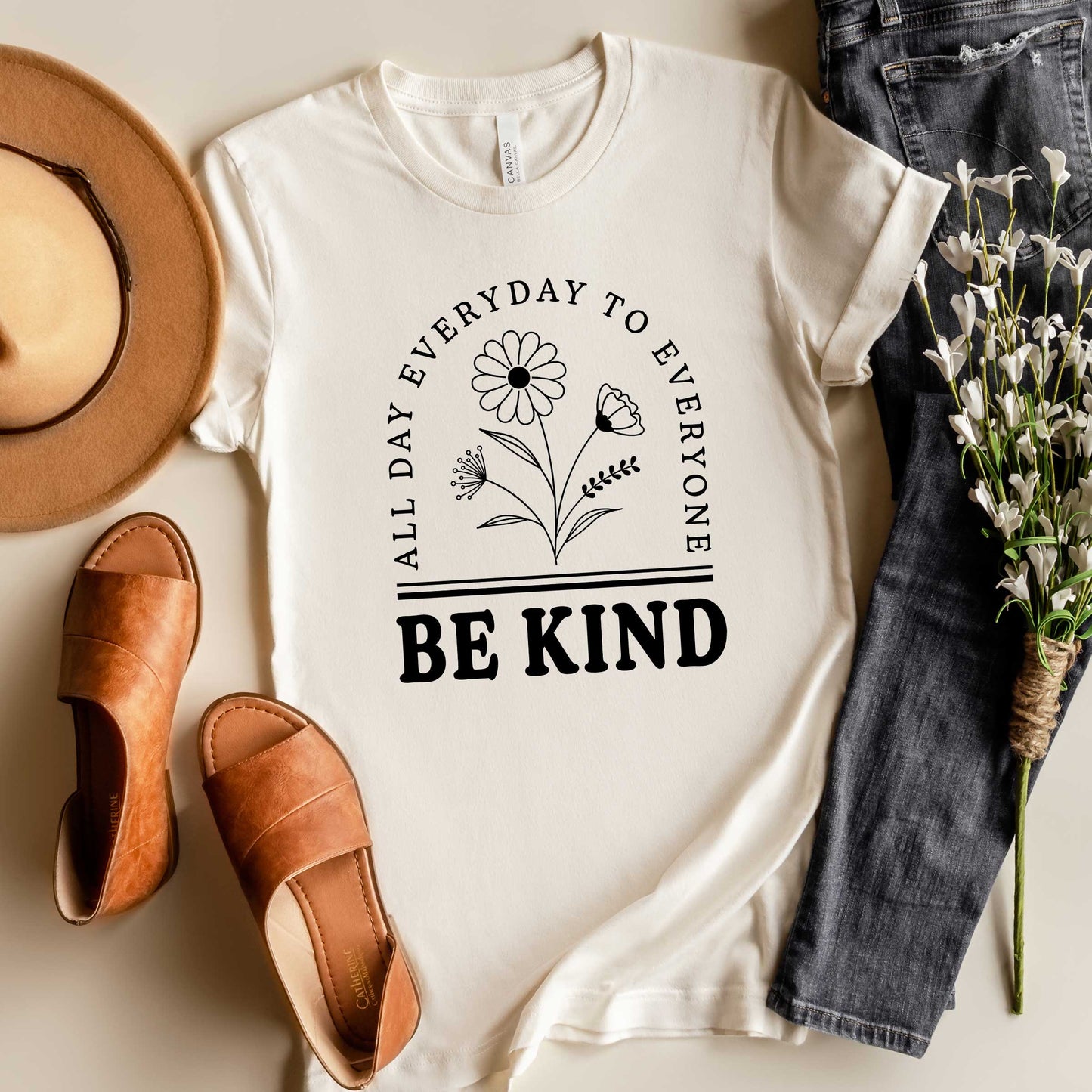 Be Kind All Day Everyday | Short Sleeve Crew Neck