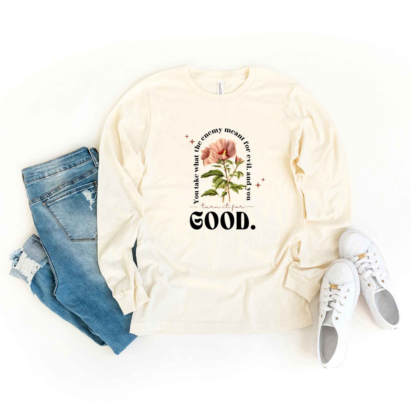 Turn It For Good | Long Sleeve Crew Neck