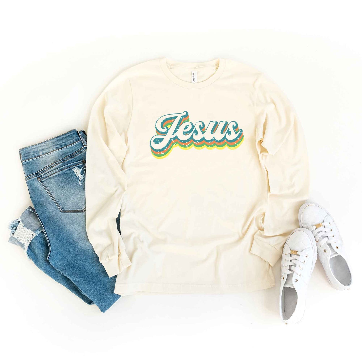 Vintage Jesus | Long Sleeve Crew Neck