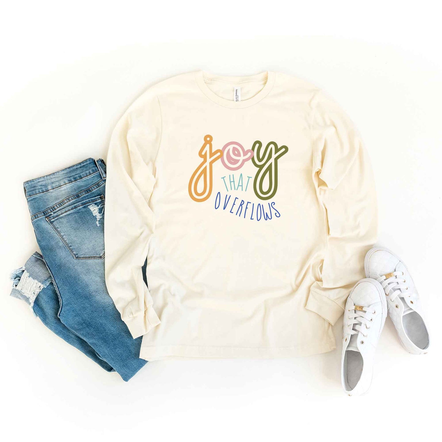 Joy That Overflows | Long Sleeve Crew Neck