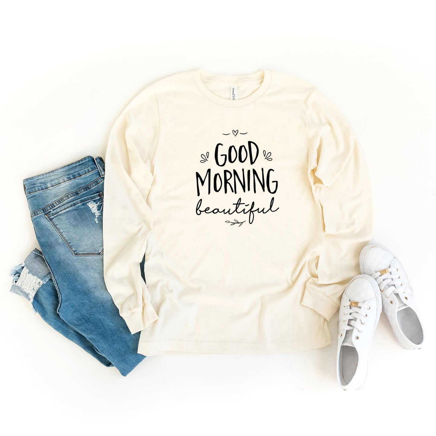 Good Morning Beautiful | Long Sleeve Crew Neck