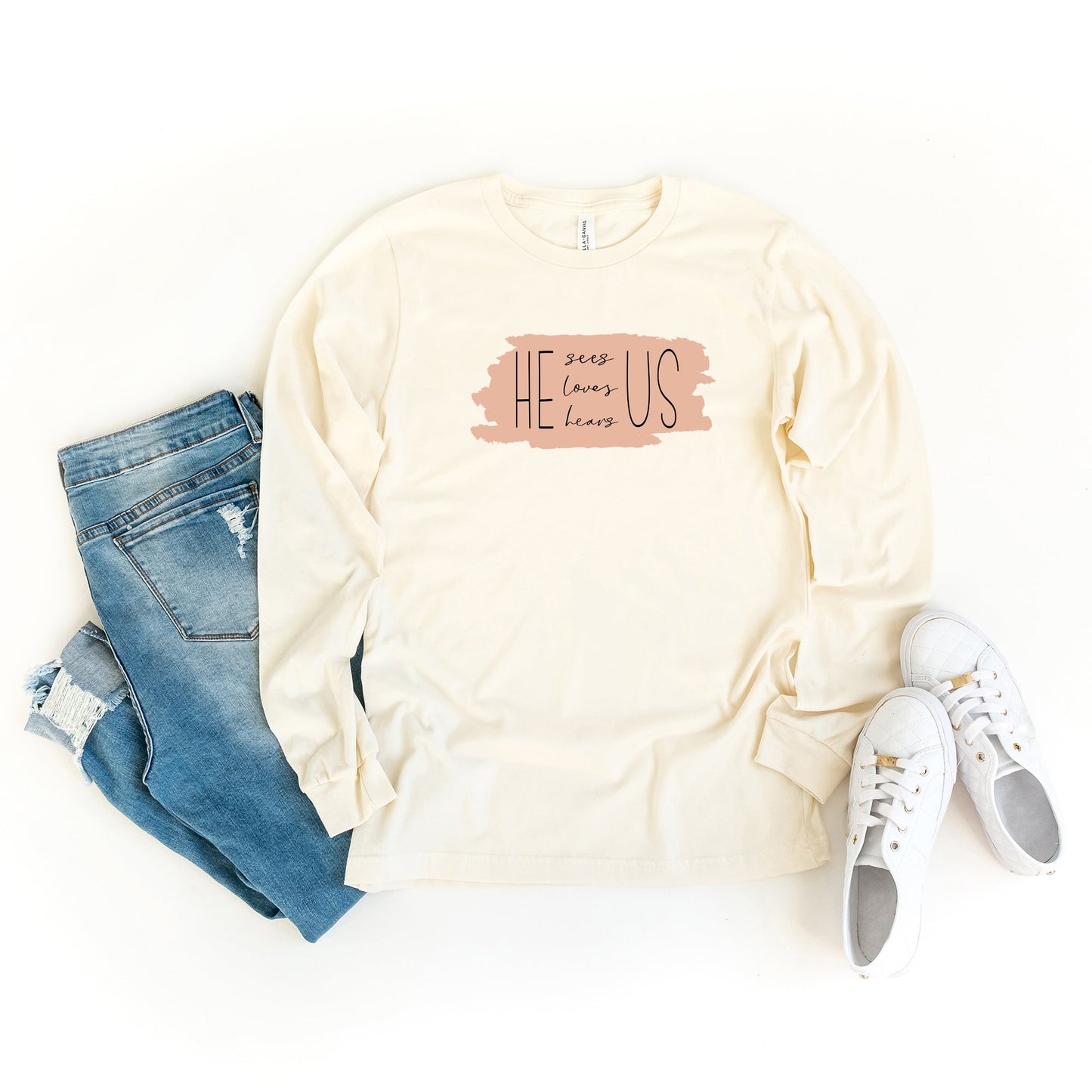 He Sees Us | Long Sleeve Crew Neck