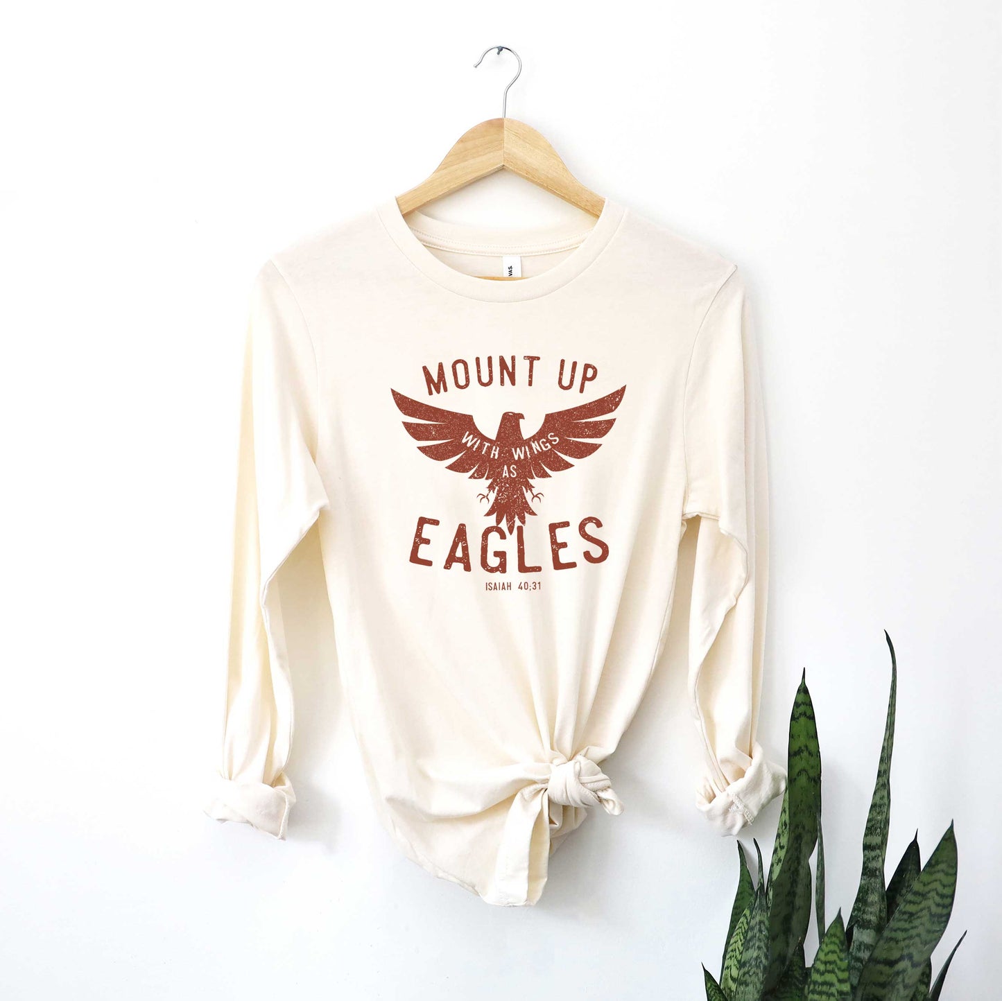 Wings As Eagles | Long Sleeve Crew Neck