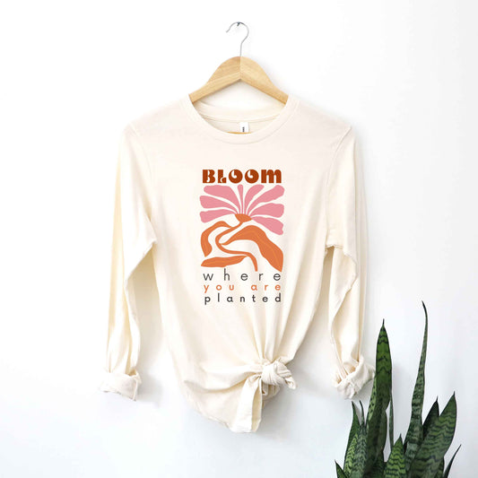 Bloom Boho | Long Sleeve Crew Neck