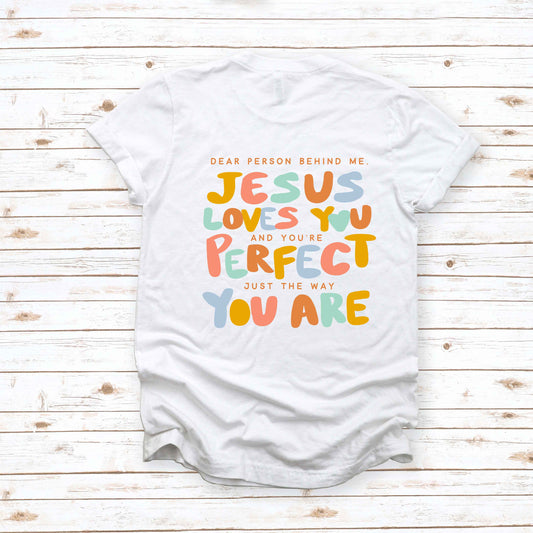 Just The Way You Are Colorful | Short Sleeve Crew Neck